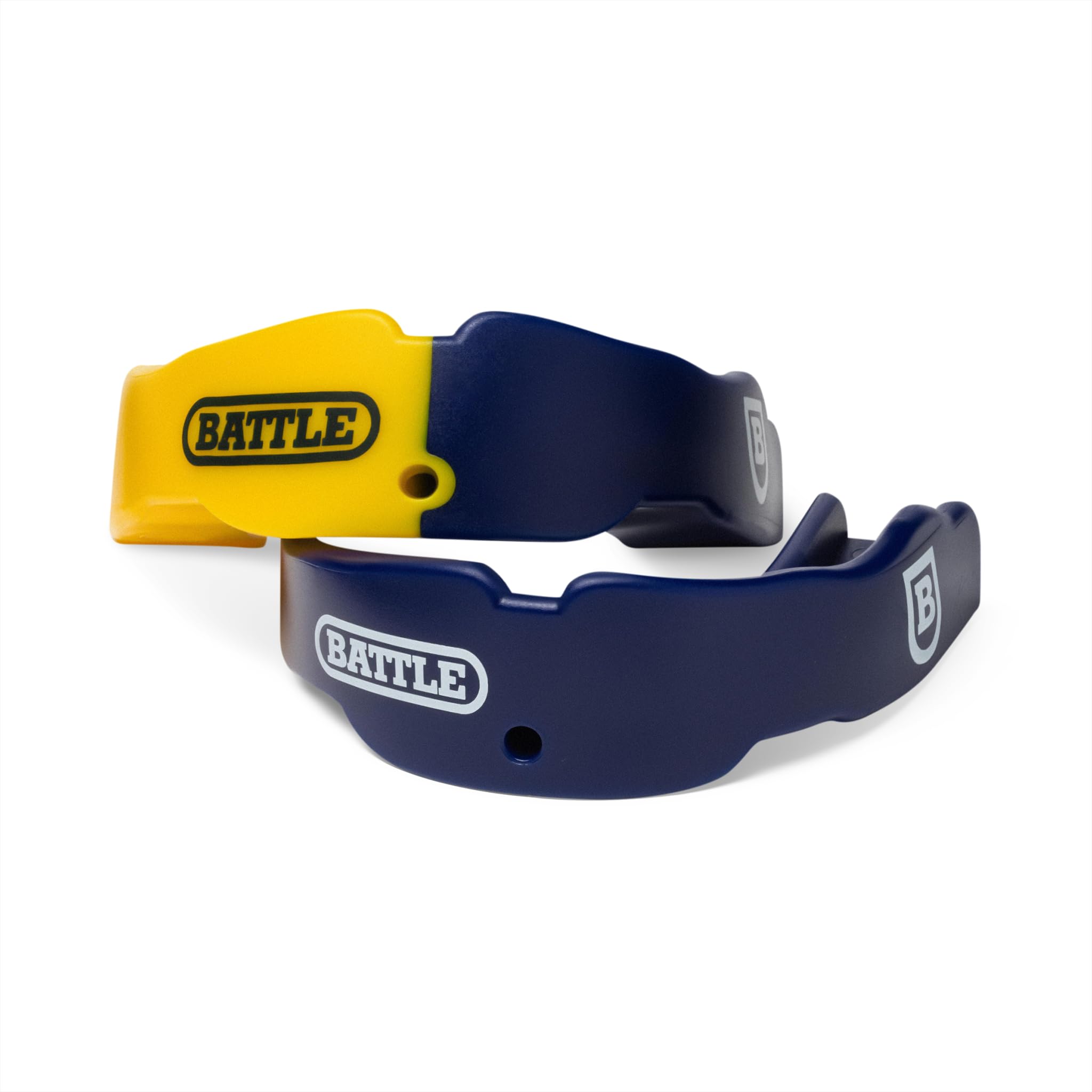 Battle Sports 2-Pack Mouthguard - Maximum Protection and Breathability, Strapless Braces-Friendly - Adult & Youth - Pack of 2