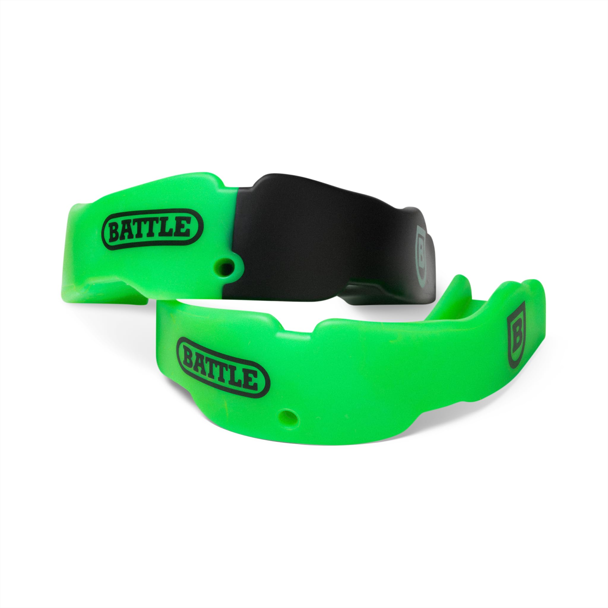 Battle Sports 2-Pack Mouthguard - Maximum Protection and Breathability, Strapless Braces-Friendly - Adult & Youth - Pack of 2