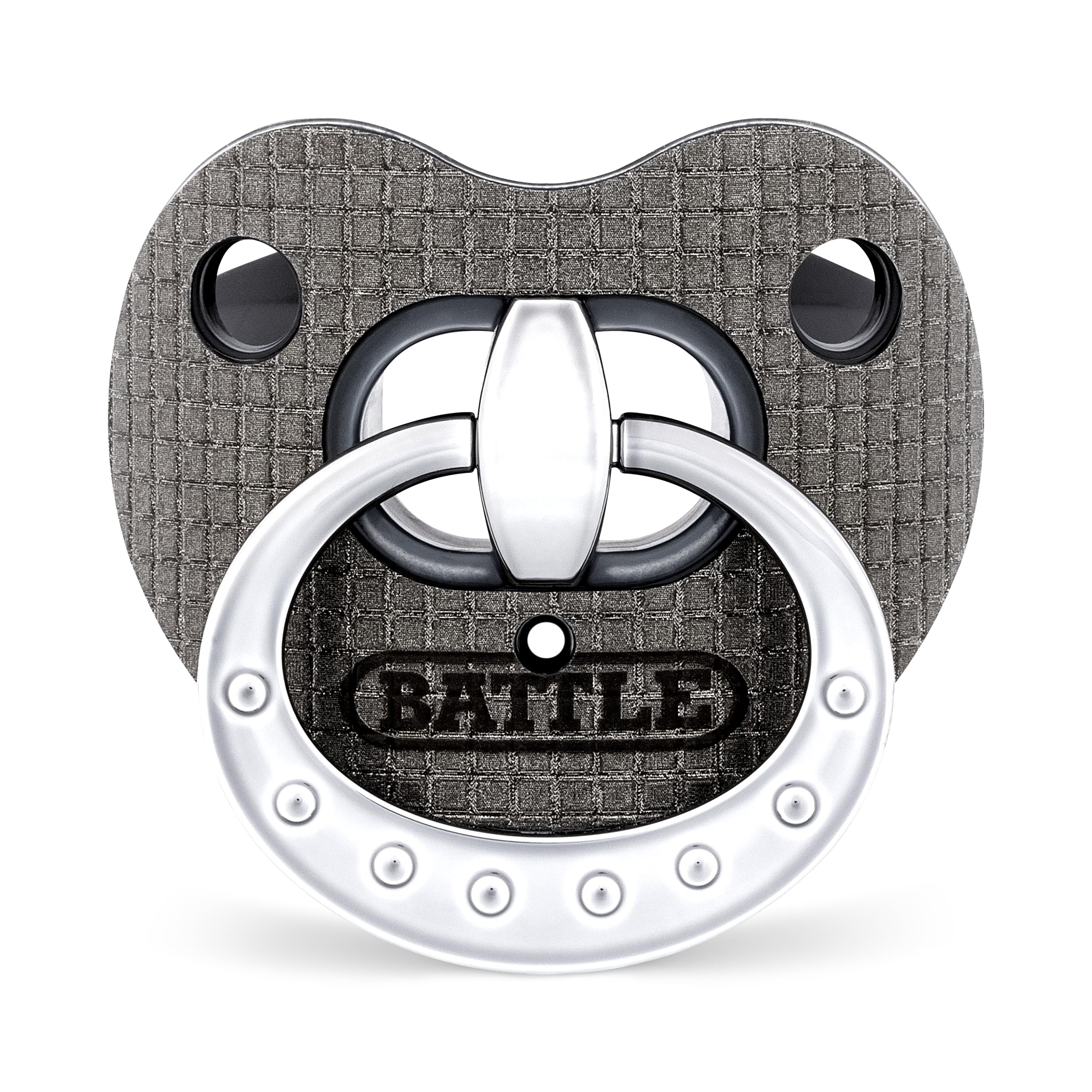 Battle Sports Binky Oxygen Football Mouthguard - Detachable Strap, Maximum Breathability, Works with Braces & No Boiling Required