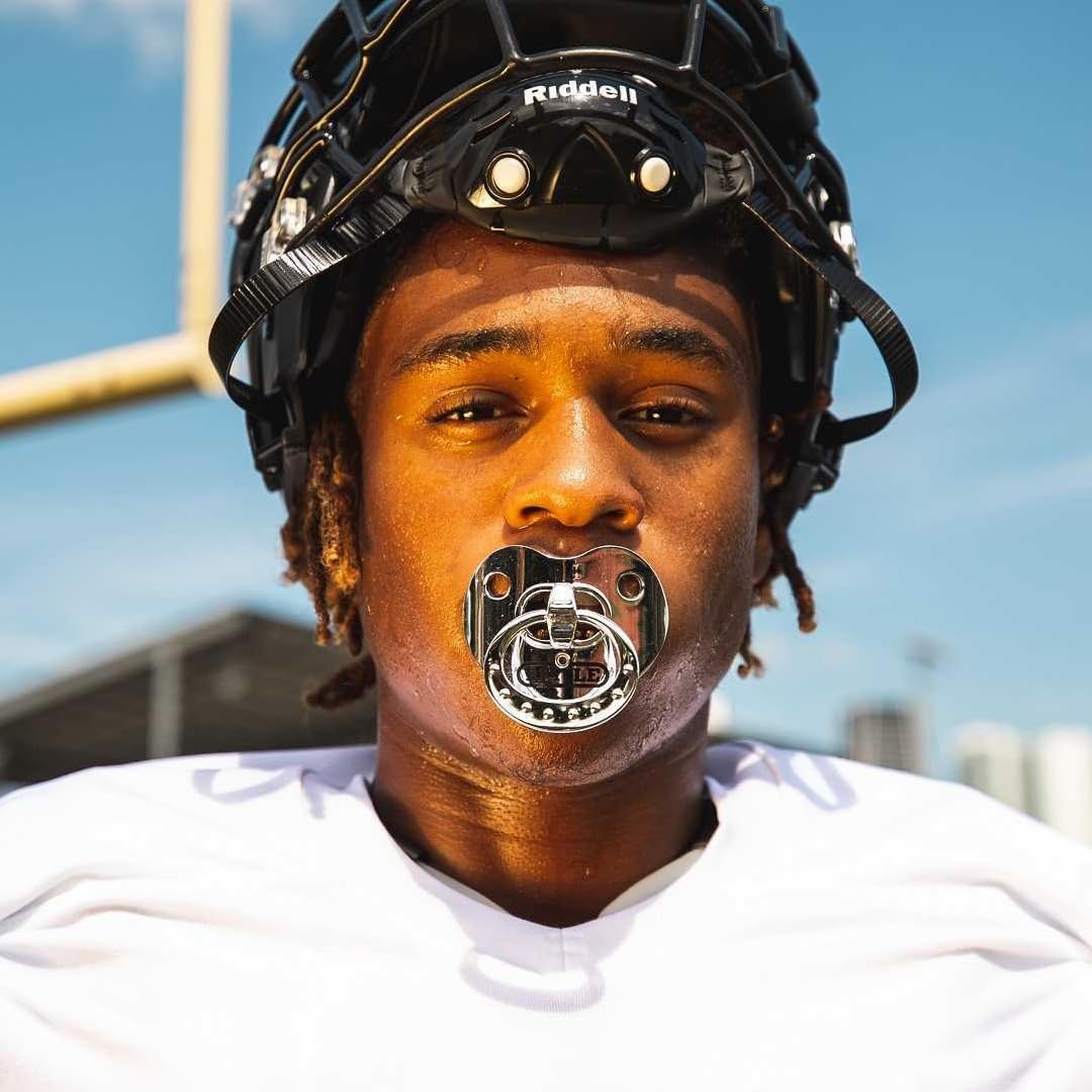Battle Sports Binky Oxygen Football Mouthguard - Detachable Strap, Maximum Breathability, Works with Braces & No Boiling Required - Image 6