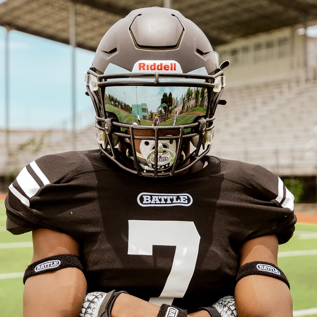 Battle Sports Binky Oxygen Football Mouthguard - Detachable Strap, Maximum Breathability, Works with Braces & No Boiling Required - Image 9