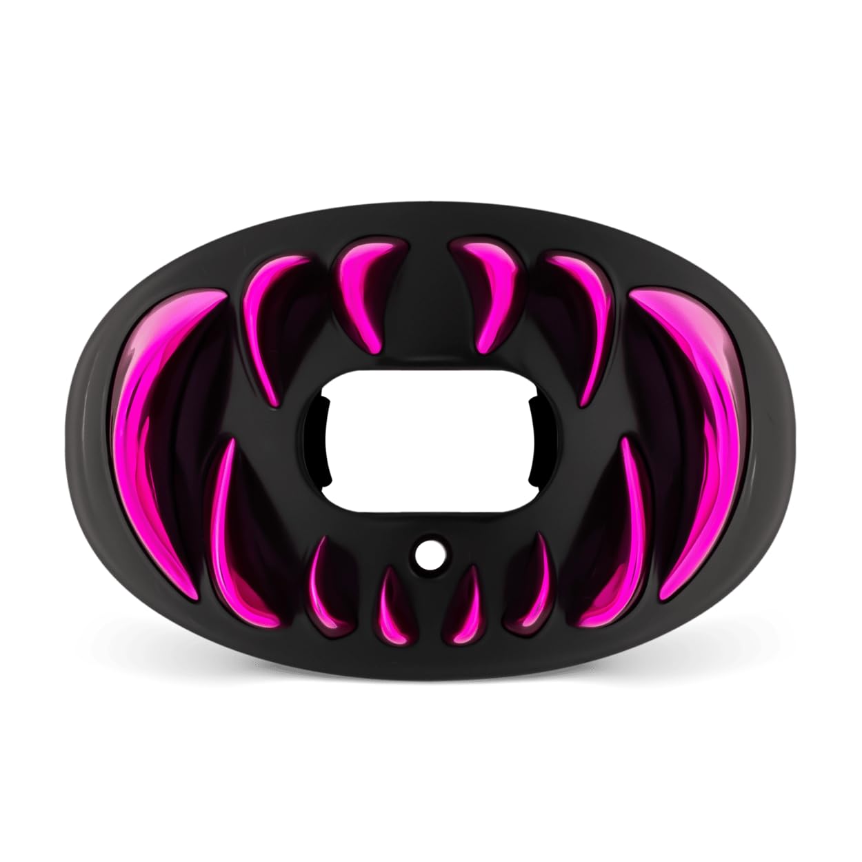 Battle Sports Chrome 3D Predator Oxygen Mouthguard - Convertible Strap, Superior Airflow & Better Performance, Maximum Protection, Works with Braces