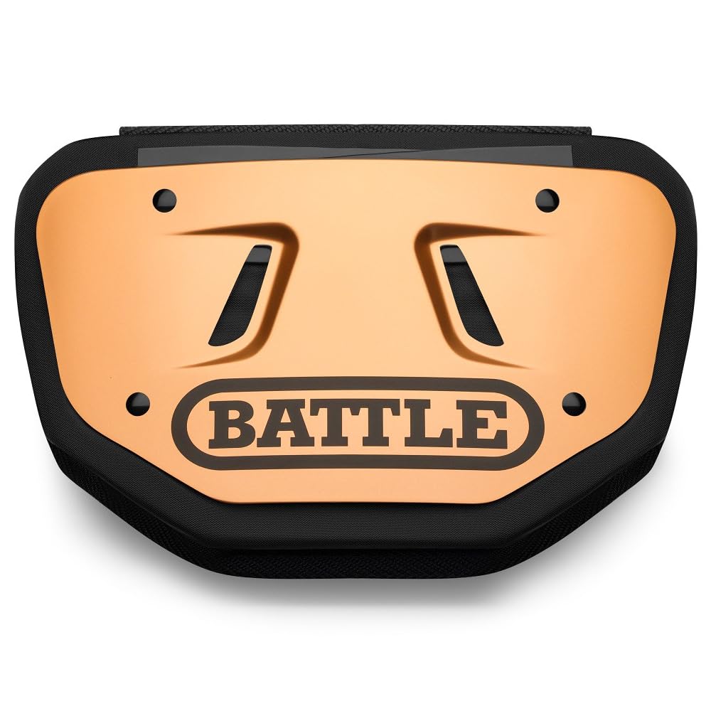Battle Sports Football Back Plate – Hard Shell Lower Back Protector with Contoured Foam for High-Impact Protection for Youth, Kids and Adults - Image 2