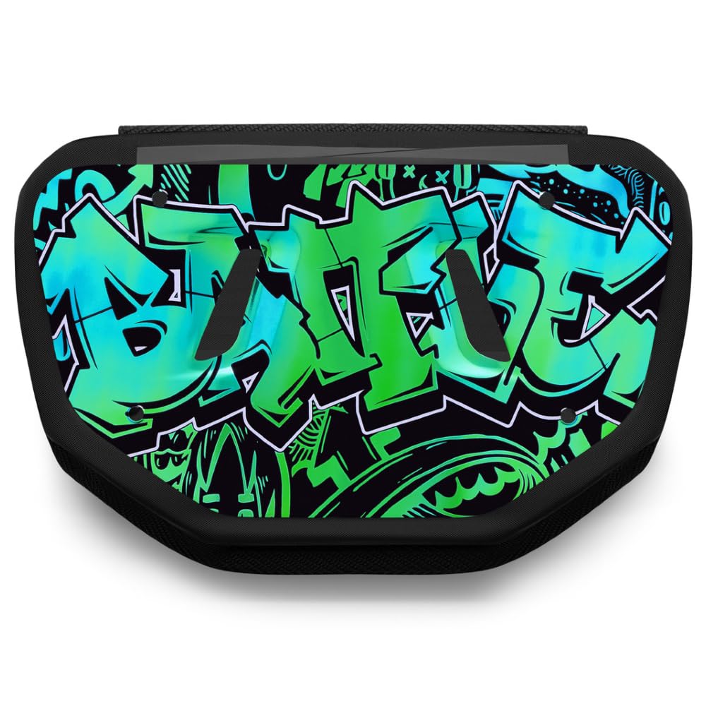 Battle Sports Iridescent Football Back Plate – Hard Shell Lower Back Protector with Contoured Foam for High-Impact Protection for Youth, Kids and Adults - Image 2