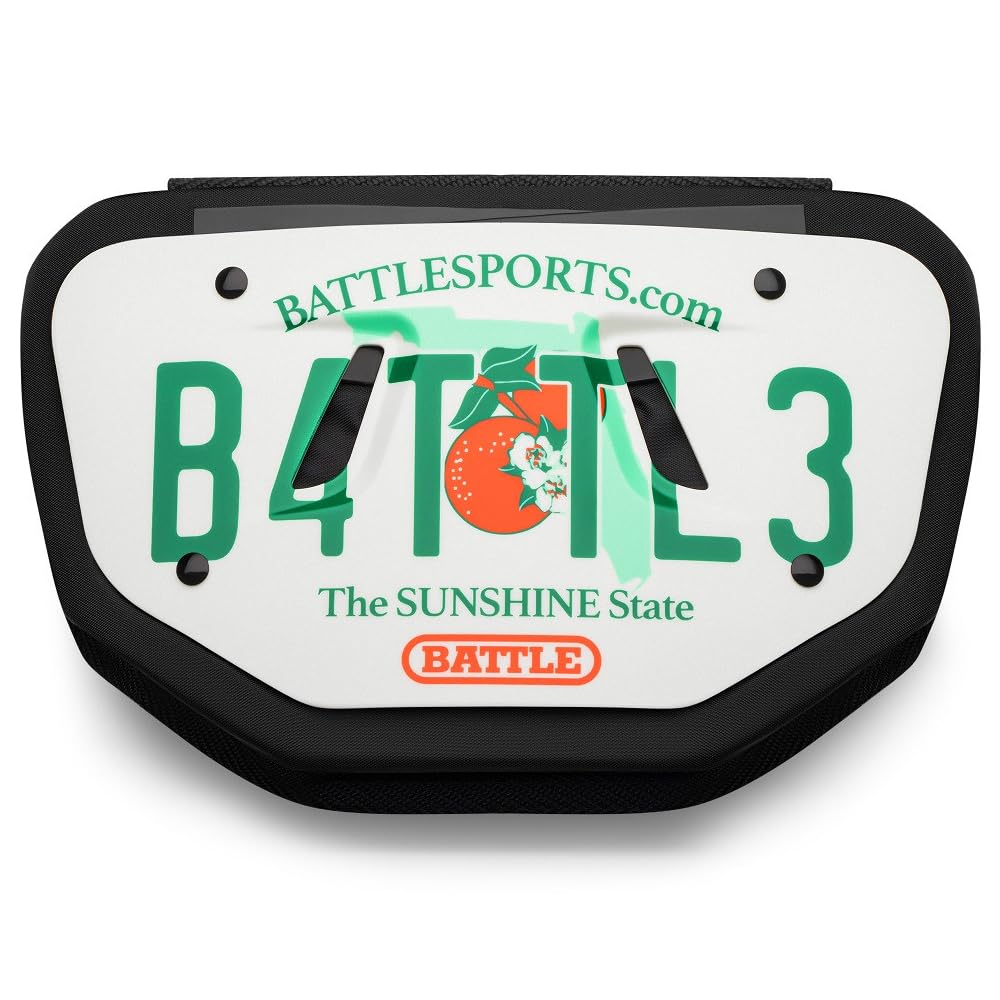 Battle Sports License Plate Football Back Plate – Hard Shell Lower Back Protector with Contoured Foam for High-Impact Protection for Adult and Youth - Image 2