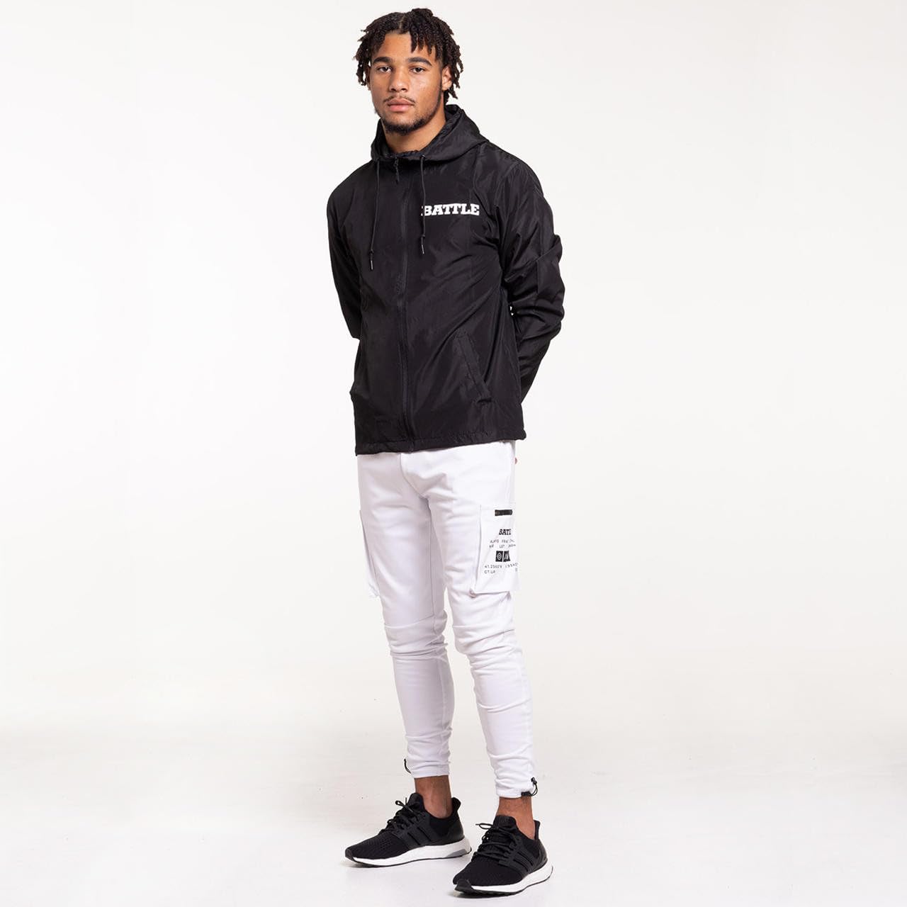 Battle Sports Mens Cargo Pants Casual Joggers Drawstring Sweatpants with 4 Pockets Workout Athletic Track Pants - Image 3