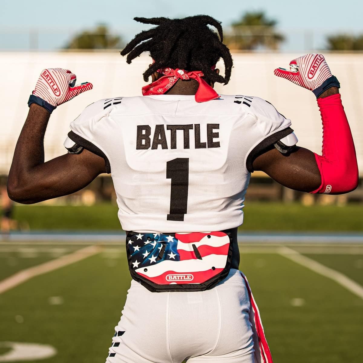Battle Sports Novelty Football Back Plate – Hard Shell Lower Back Protector with Contoured Foam for High-Impact Protection for Youth, Kids and Adults - Image 10