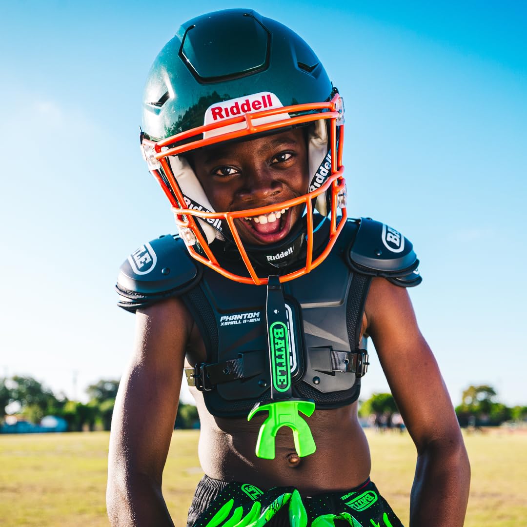 Battle Sports Phantom Football Shoulder Pads, Youth Size, Lightweight Design with Impact Protection - Image 6