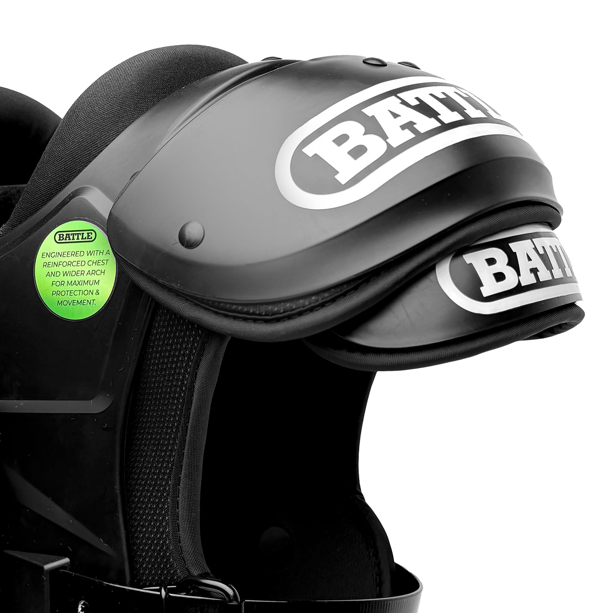 Battle Sports Phantom Football Shoulder Pads, Youth Size, Lightweight Design with Impact Protection - Image 8