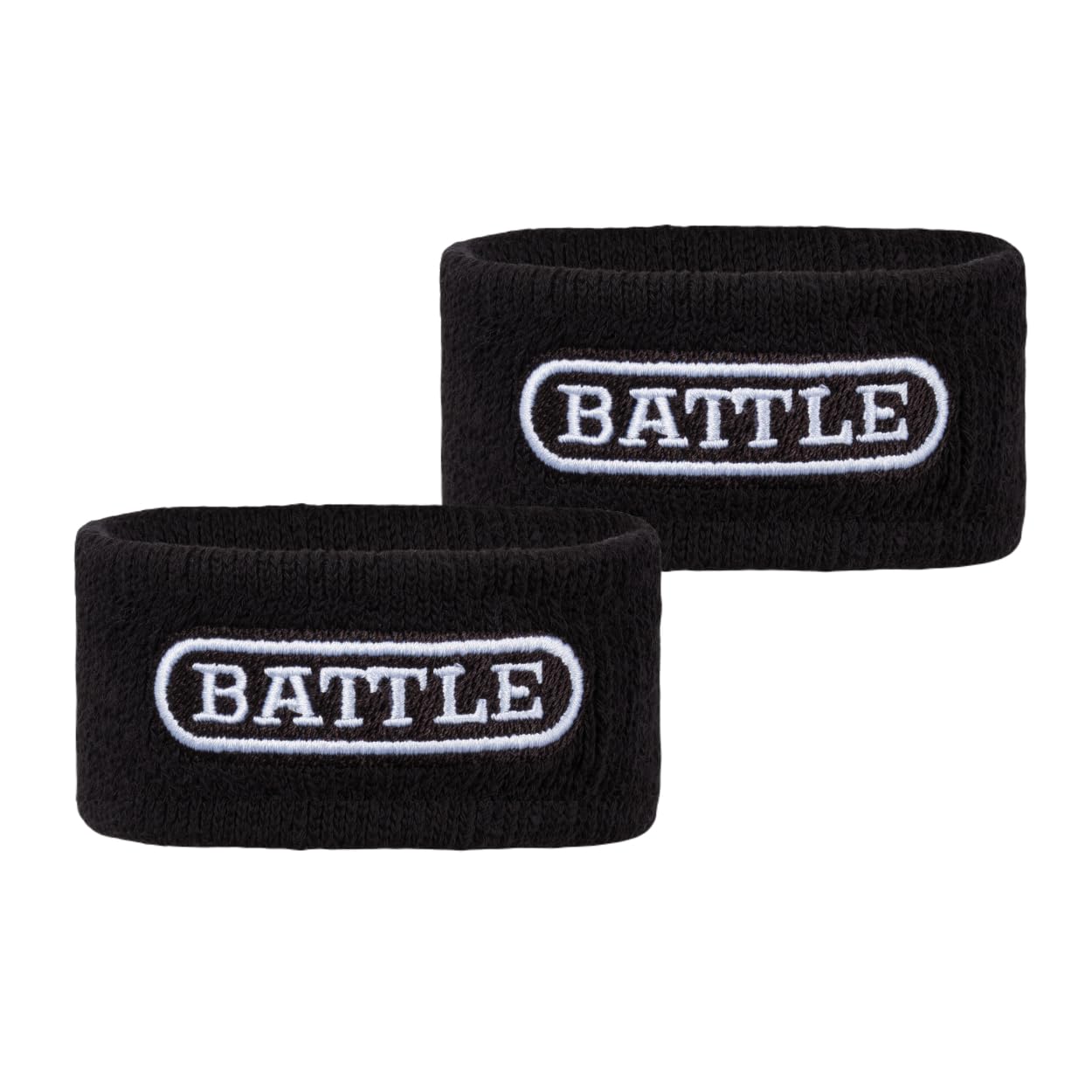 Battle Sports Thick Football Armbands- Wrist Bands for Football, High-Performance Bands with Ultra-Soft Material to Wick Away Sweat and Keep Hands Dry- Includes 2 Wrist Bands