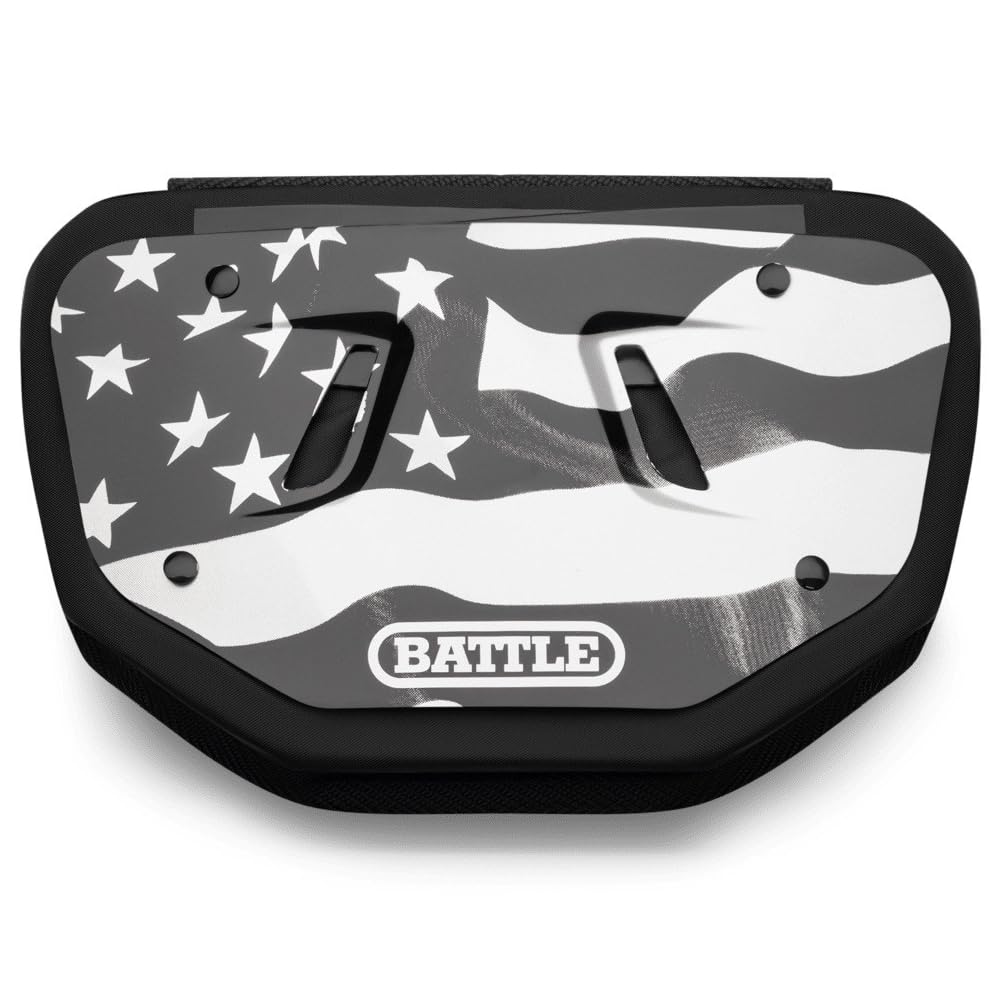 Battle Sports USA Football Back Plate – Hard Shell Lower Back Protector with Contoured Foam for High-Impact Protection for Youth, Kids and Adults - Image 2