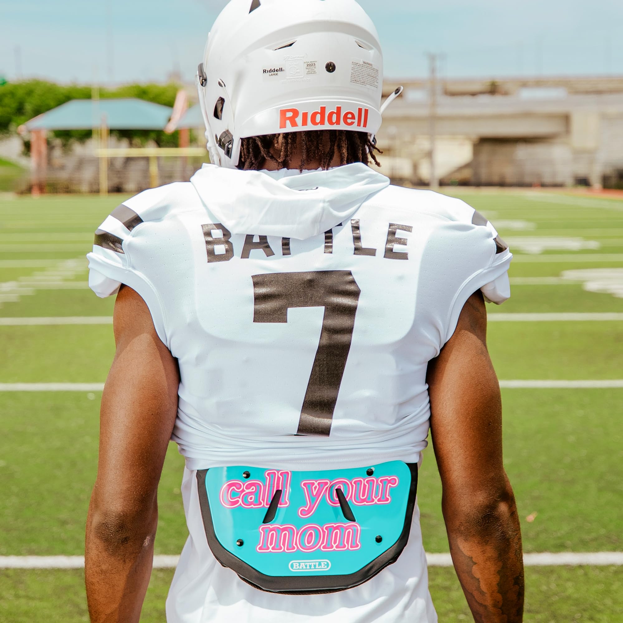 Battle Sports USA Football Back Plate – Hard Shell Lower Back Protector with Contoured Foam for High-Impact Protection for Youth, Kids and Adults - Image 6