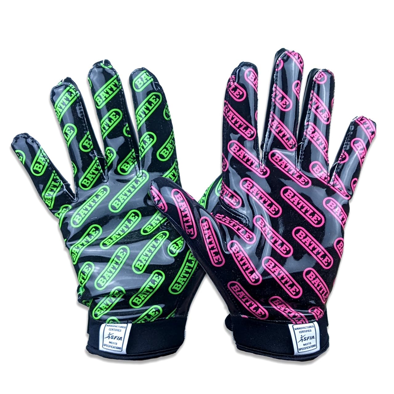 Cloaked Receiver Football Gloves Nightmare 2.0 by Battle Sports - Image 2