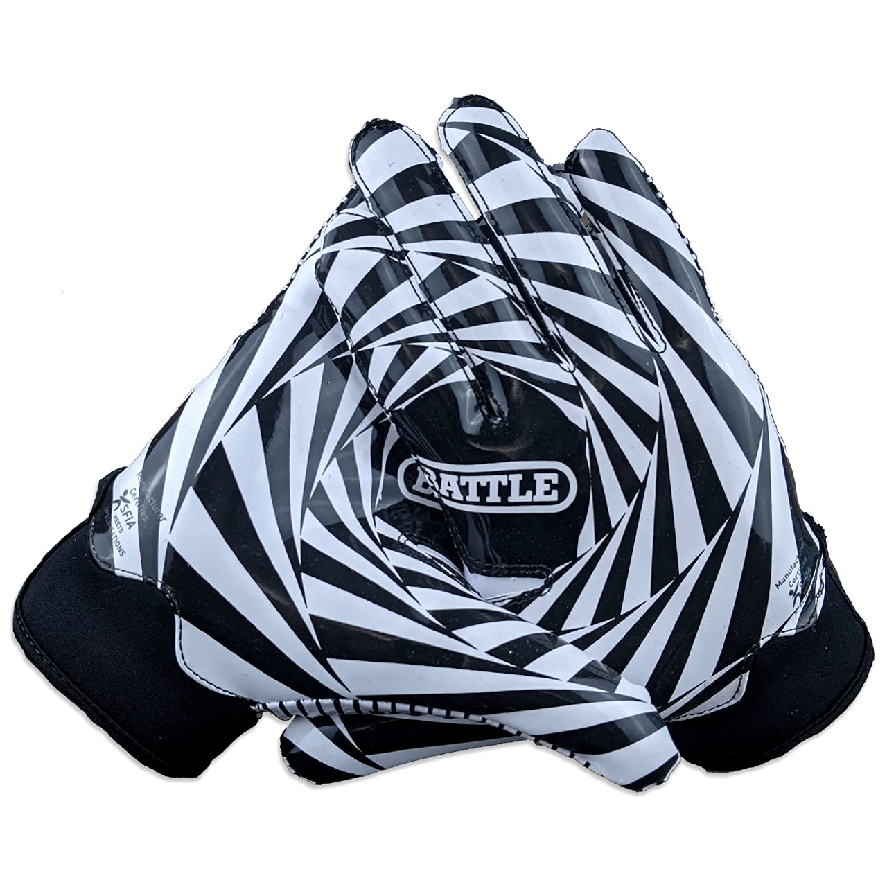 Doom 1.0 Kaleidoscope Receiver Football Gloves